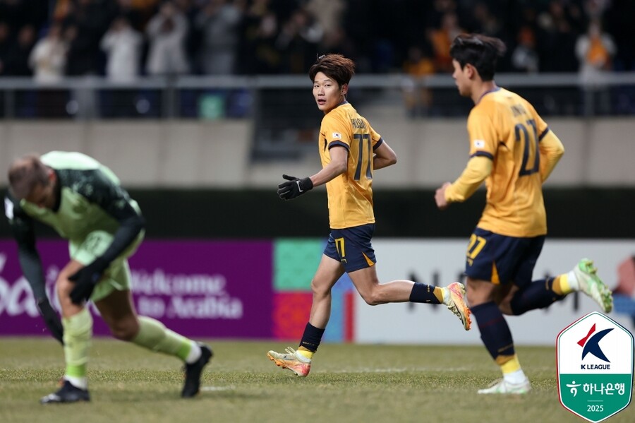 ▲ 멀티골을 넣은 오후성 ⓒ한국프로축구연맹