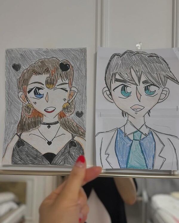 장영란 딸, 그림 천재였어…너무 리얼하게 그린 엄마 얼굴