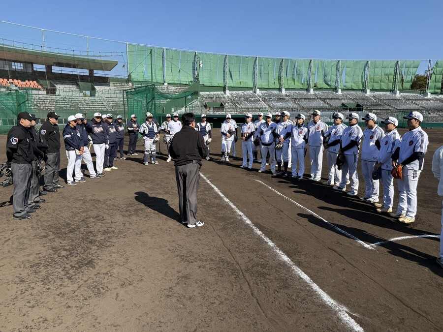 ▲ 심판위원회 구단 전지훈련 방문 ⓒKBO