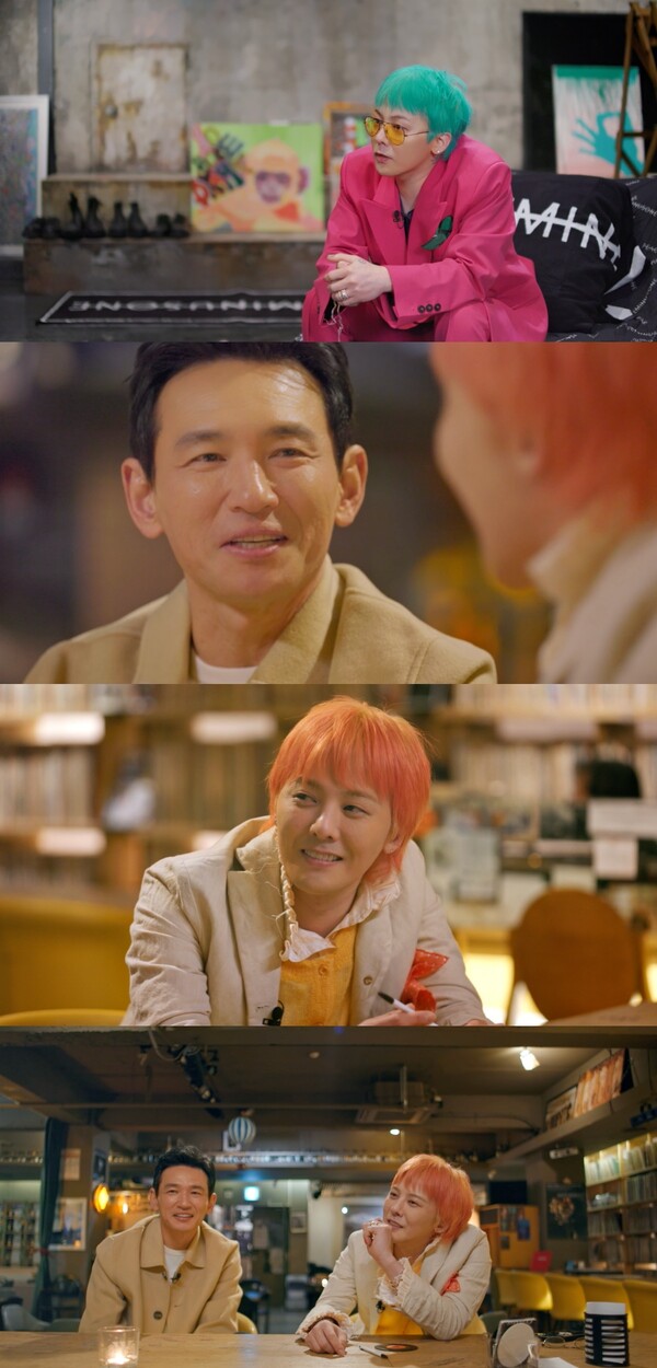 지드래곤, 황정민과 알고보니 절친 브라더…'삐딱하게' 비하인드 최초 공개(굿데이)