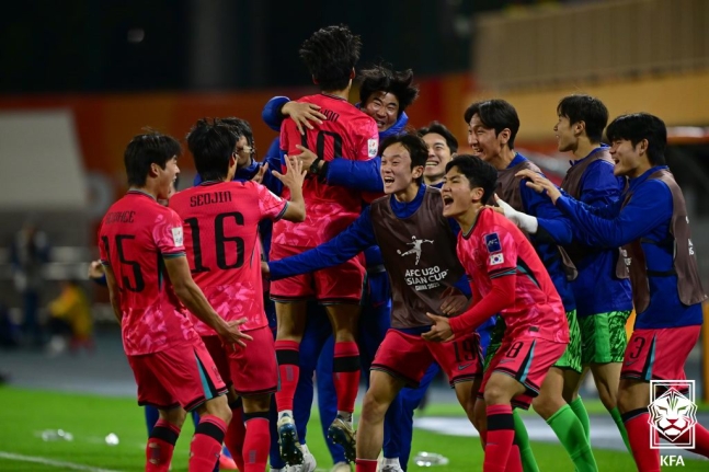 ▲ 한국 U-20 대표팀 ⓒ대한축구협회