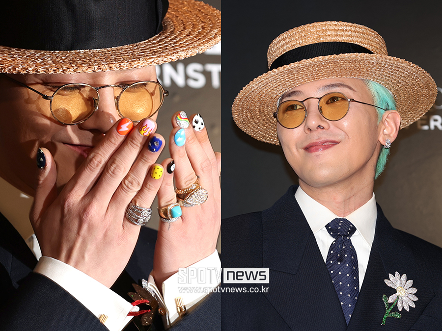 지드래곤, '억!' 소리 나는 반지 스타일링…'범접불가 패셔니스타'