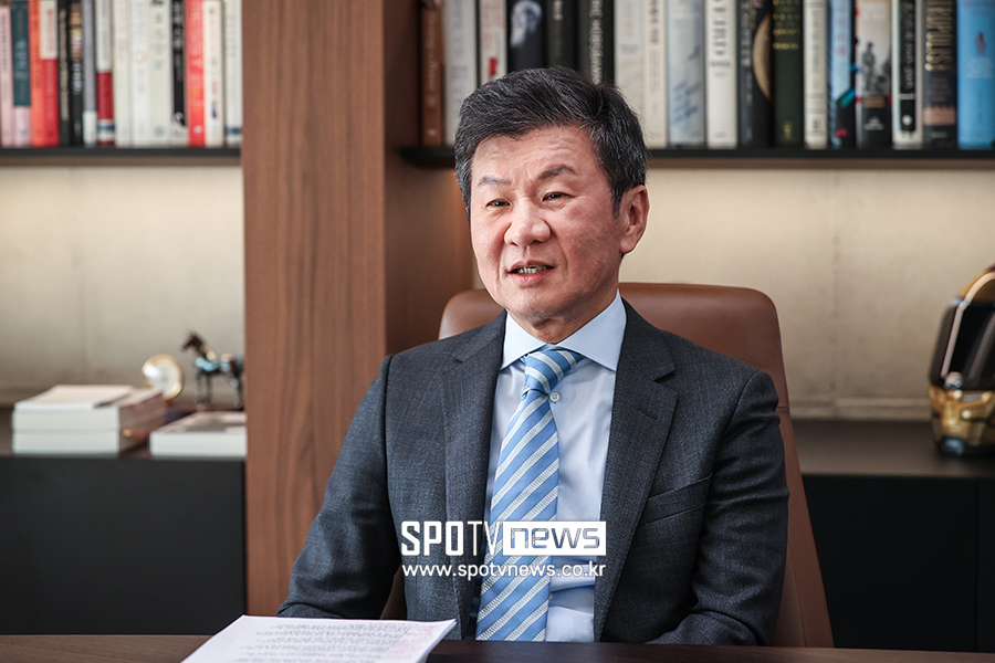 KFA 회장선거 D-1, 정몽규가 돌아본 50여일 '순리대로'