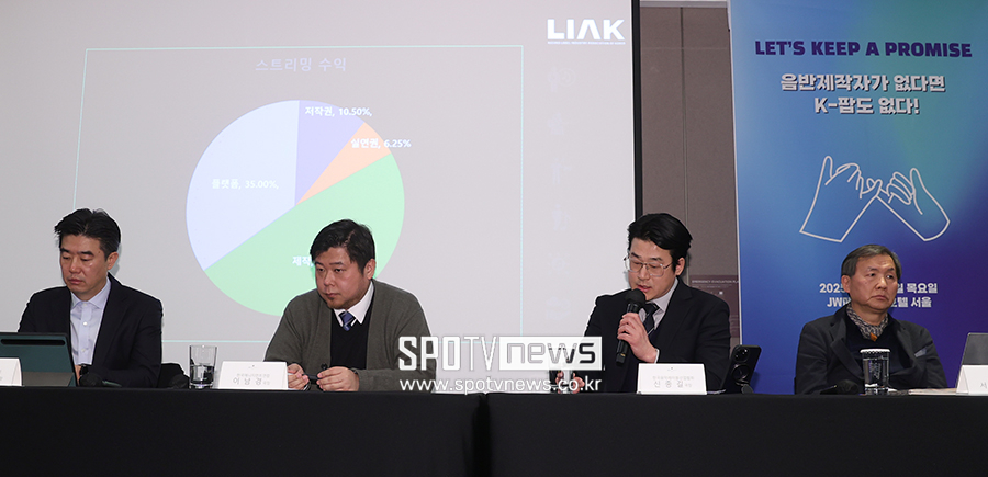 [포토S] 스트리밍 수익에 대해 발표하는 신종길 국장