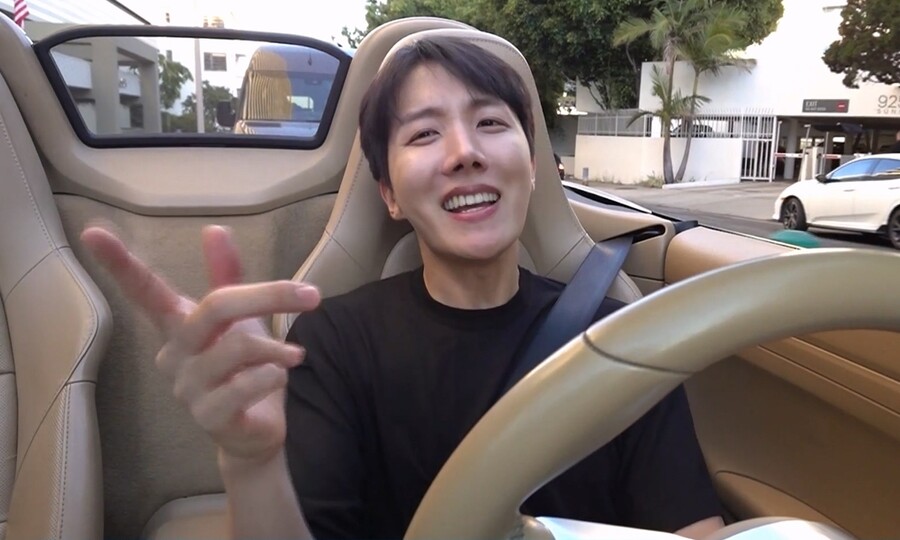 BTS 제이홉, 오픈카 타고 '드라이브 스루' 첫 도전 "멋있어 보여"('나혼산')