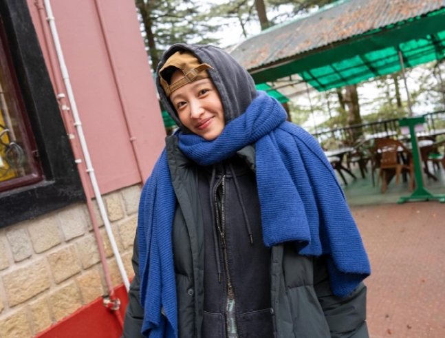 '♥양재웅과 결혼 연기' 하니, 결국 한국 떠났다..인도서 편안함에 이르렀나[이슈S]