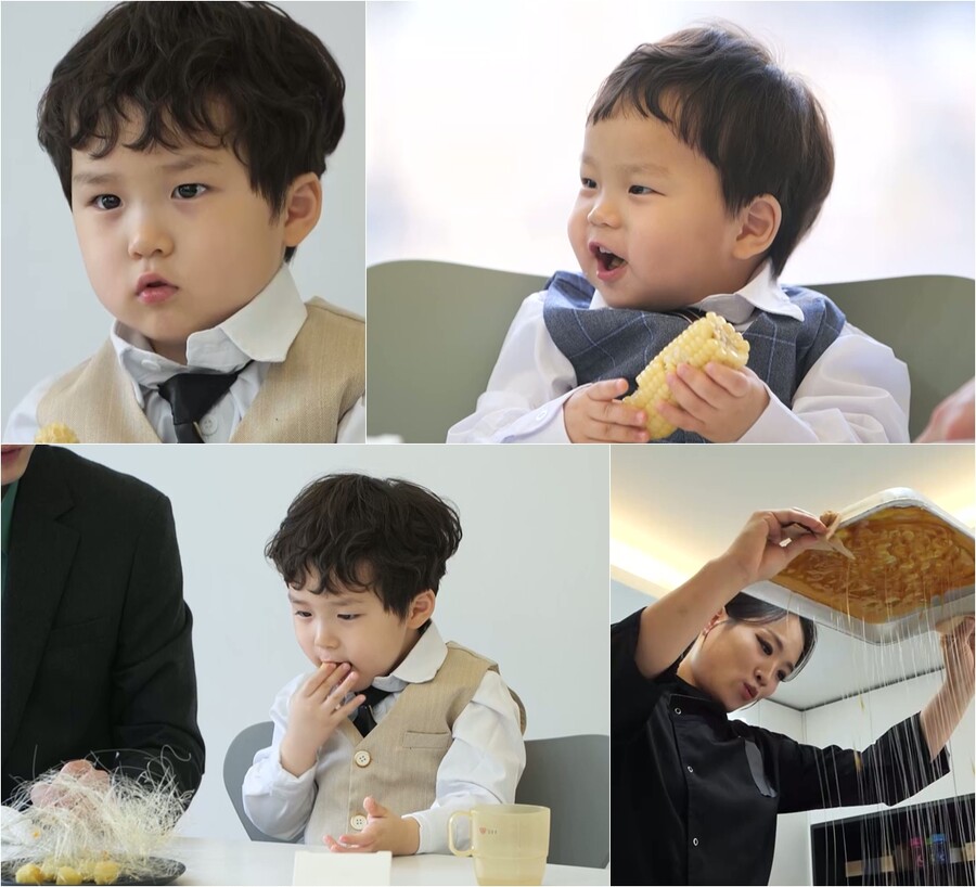 '슈돌' 은우, 아이라인 연하게 그린 정지선에 "무섭게 생겼어" 순수 돌직구
