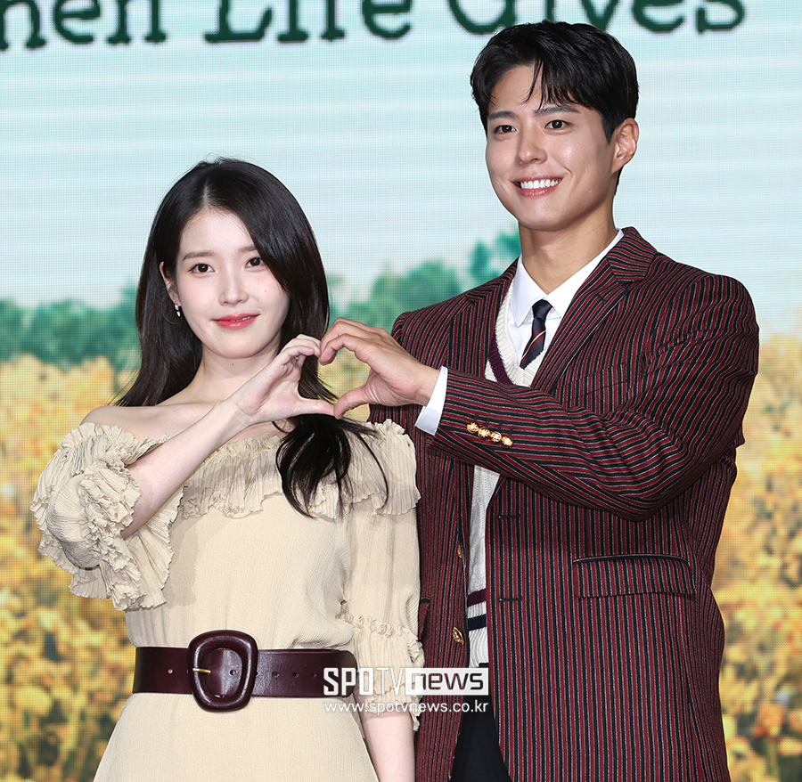 [포토S] 아이유-박보검, '너무 예뻐'