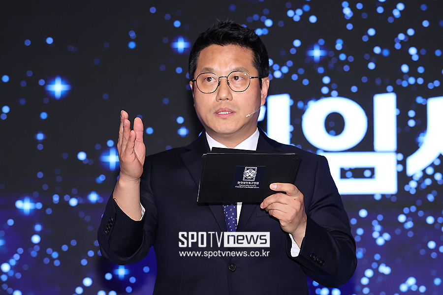 ▲ 한국대학축구연맹 박한동 회장 ⓒ곽혜미 기자