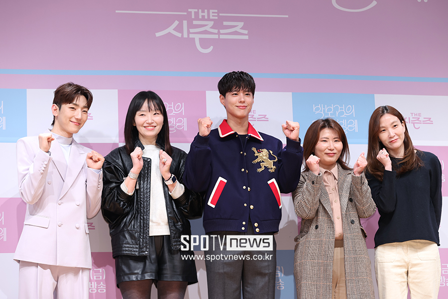 ▲ 가수 정동환 최승희 PD 배우 박보검 최지나 PD 손자연 PD ⓒ곽혜미 기자