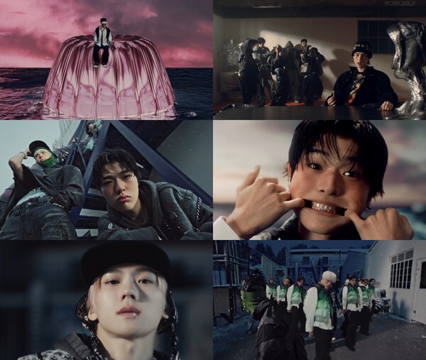 ▲ 뉴비트 2번째 선공개곡 '히컵스' 뮤직비디오 장면들. 제공|비트인터렉티브