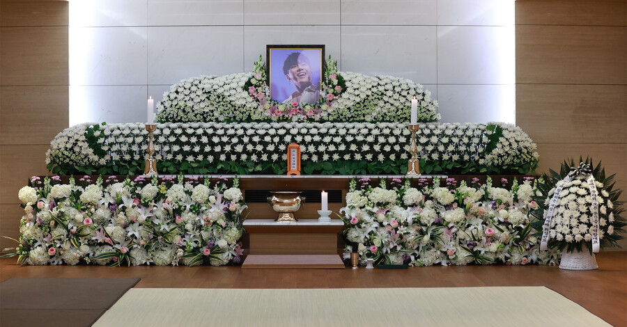 ▲ 고 휘성 빈소.  ⓒ사진공동취재단