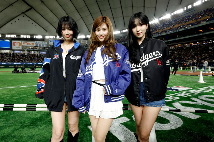▲ 모모 사나 미나 ⓒ MLB SNS