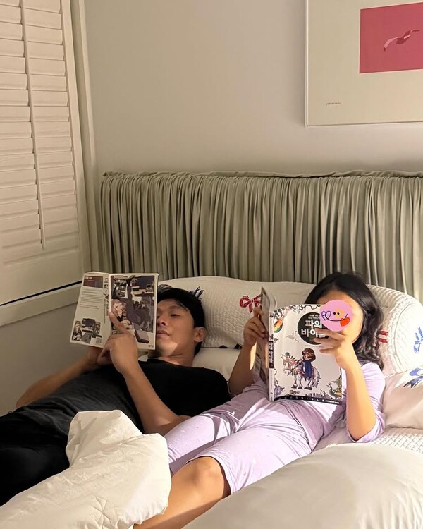'정석원♥' 백지영, 닮은꼴 부녀지간에 흐뭇