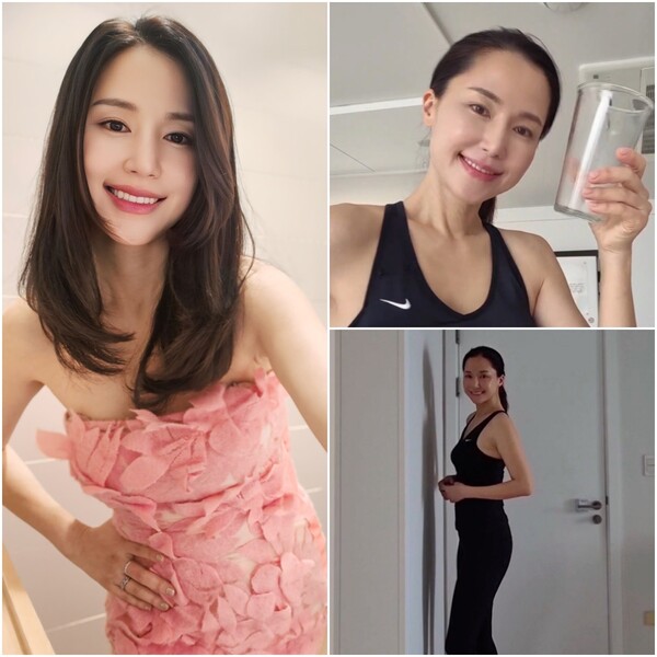 ▲ 쌍둥이 출산 후 25kg를 감량한 공현주가 자신의 다이어트 비법을 설명하고 있다. 출처|공현주 인스타그램