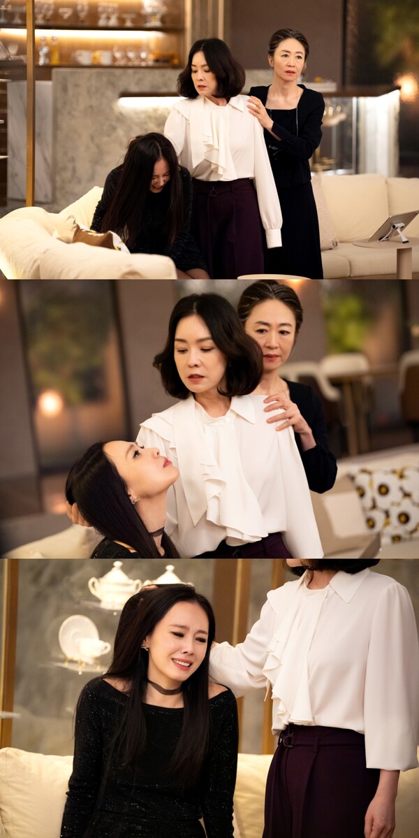 '보물섬' 김정난, 홍수현 머리채 잡았다…욕망의 자매, 속물 본성 폭발