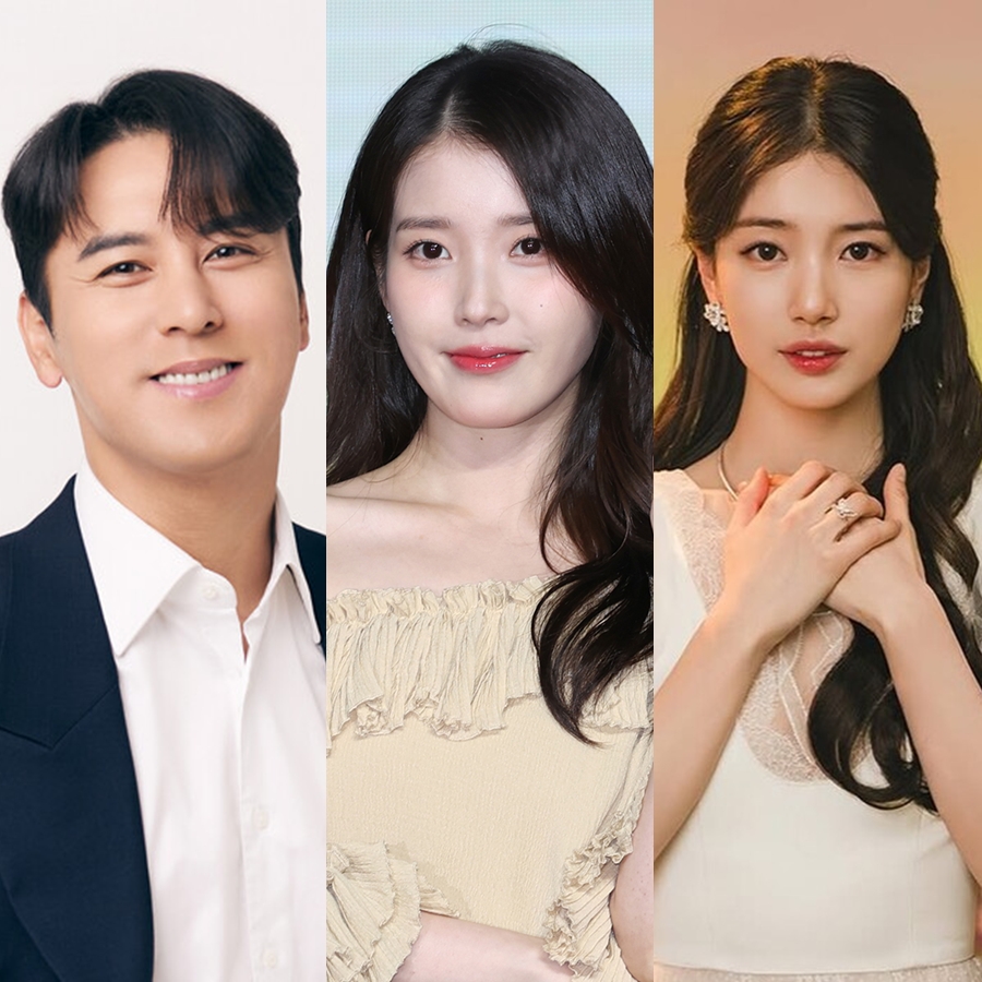 ▲ 왼쪽부터 장민호 아이유 수지. 출처ㅣ호엔터테인먼트, 수지 인스타그램,  ⓒ곽혜미 기자