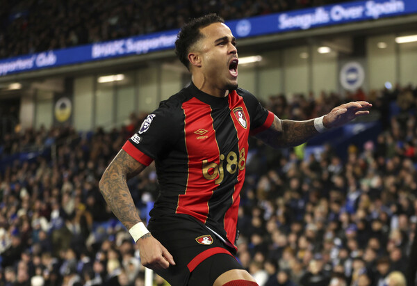 ▲ 토트넘 홋스퍼가 손흥민의 대체자로 영입 가능성이 있다고 거론된 AFC본머스 공격수 저스틴 클루이베르트, 네덜란드 A대표팀에도 불려 다니고 있다. ⓒ연합뉴스/AP/AFP