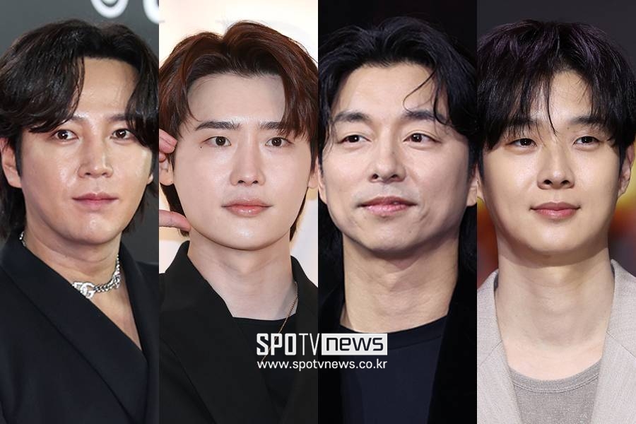 ▲ 장근석, 이종석, 공유, 최우식(왼쪽부터). ⓒ곽혜미 기자