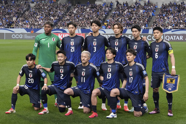 ▲ 일본 축구대표팀은 세계에서 가장 먼저 2026 북중미 월드컵 본선행을 확정했다. 바레인전에서 2-0으로 승리하며 결과물을 만들었다. 이강인의 절친은 쿠보 다케후사가 골맛을 봤다. ⓒ연합뉴스/EPA/AFP/AP