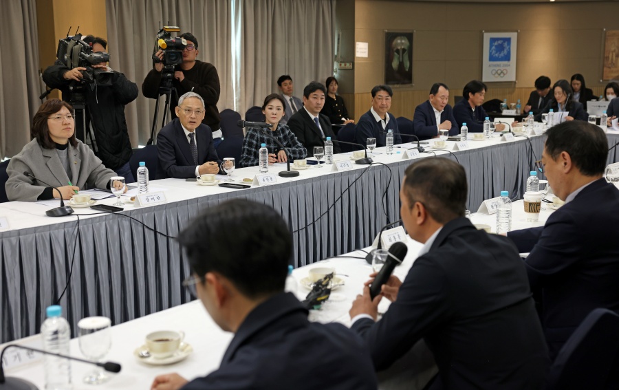 '2026 밀라노-코르티나 동계올림픽' 대비 동계 종목 협력 회의 모습 ⓒ문화체육관광부