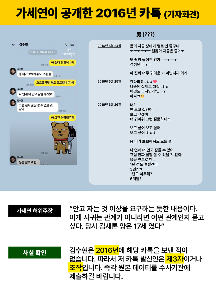 ▲ 김수현 측 가세연 주장 반박자료. 제공|골드메달리스트