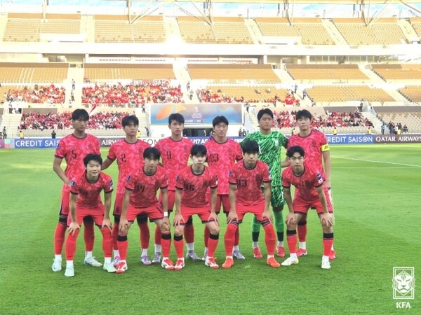 ▲ 백기태 감독이 지도한 U-17 축구대표팀  ⓒ대한축구협회