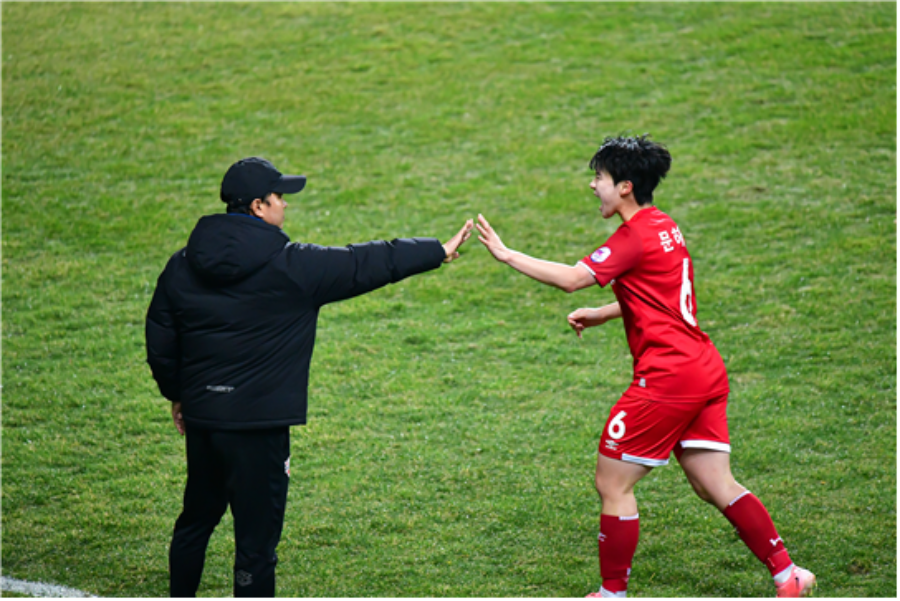 인천현대제철 문하연, 결승골로 팀을 승리로 이끌며 3R MVP 선정