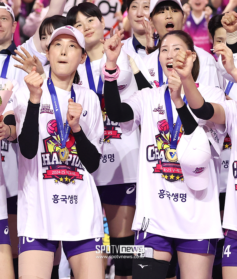 ▲ 김연경 김수지 ⓒ곽혜미 기자
