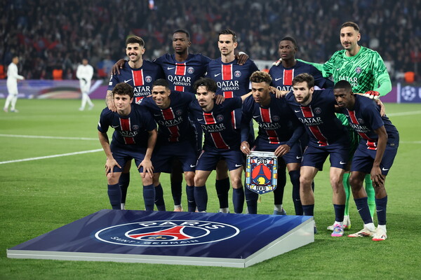 ▲ 파리 생제르맹은 애스턴 빌라와의 챔피언스리그(UCL) 8강 1차전에서 3-1로 이겼다. 루이스 엔리케 감독은 이강인에게 기회를 주지 않았다. ⓒ연합뉴스/EPA/AP