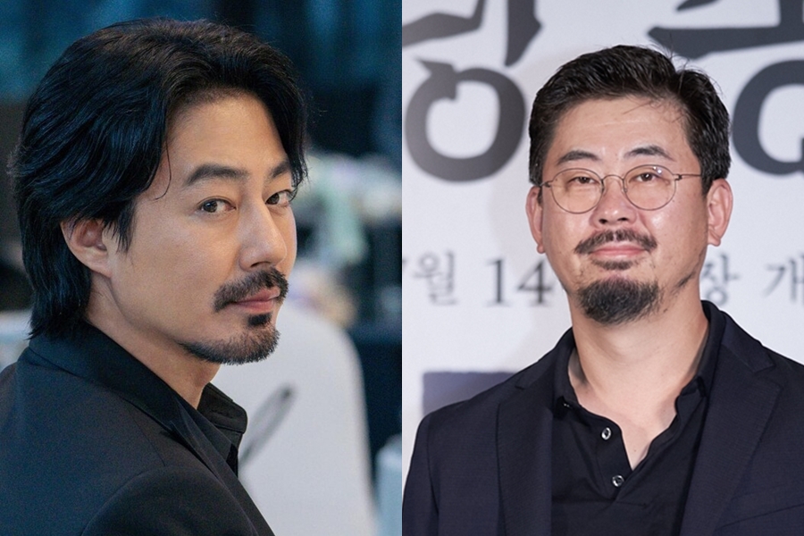 ▲ 조인성(왼쪽)과 나홍진 감독. 출처|조인성 인스타그램, 쇼박스