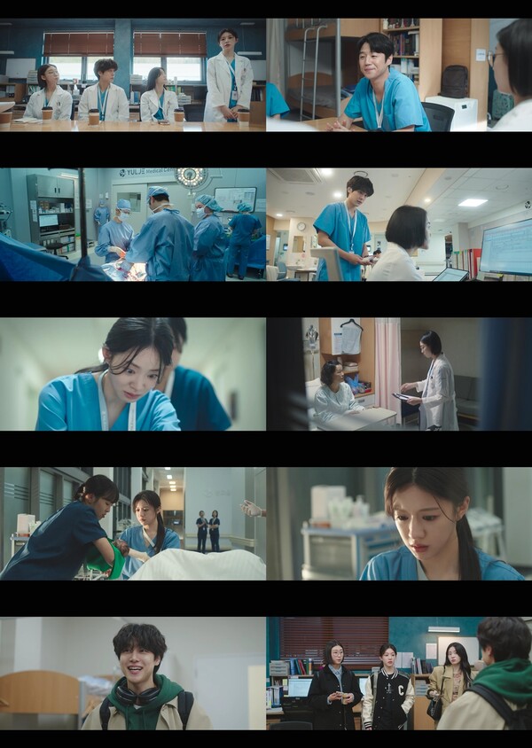 첫방 '언슬전' 고윤정, 복도서 첫 아기 받았다…율제병원 떠들썩 만든 역대급 출산[TV핫샷]