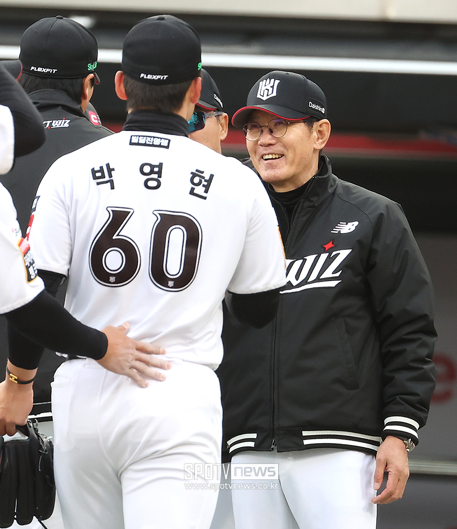 ▲ 박영현 이강철 감독 ⓒ곽혜미 기자