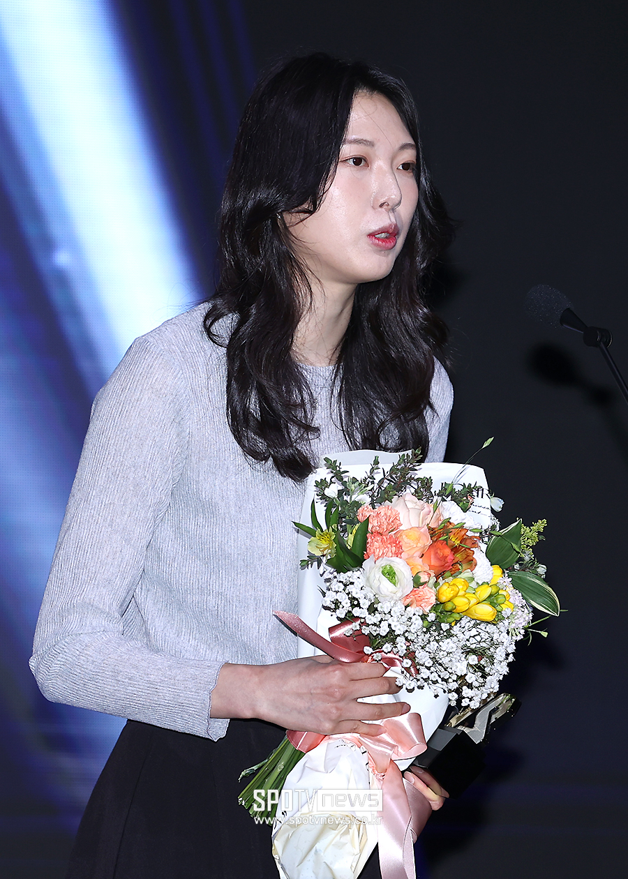 [포토S] 소감 말하는 양효진