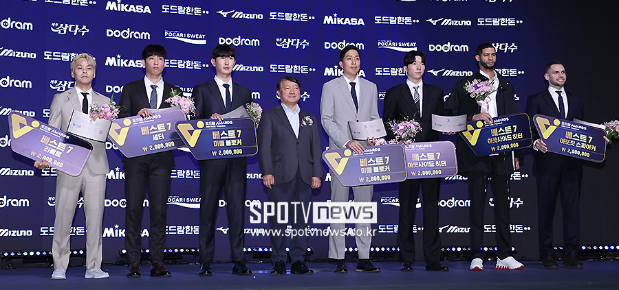[포토S] '우리가 남자부 베스트7'