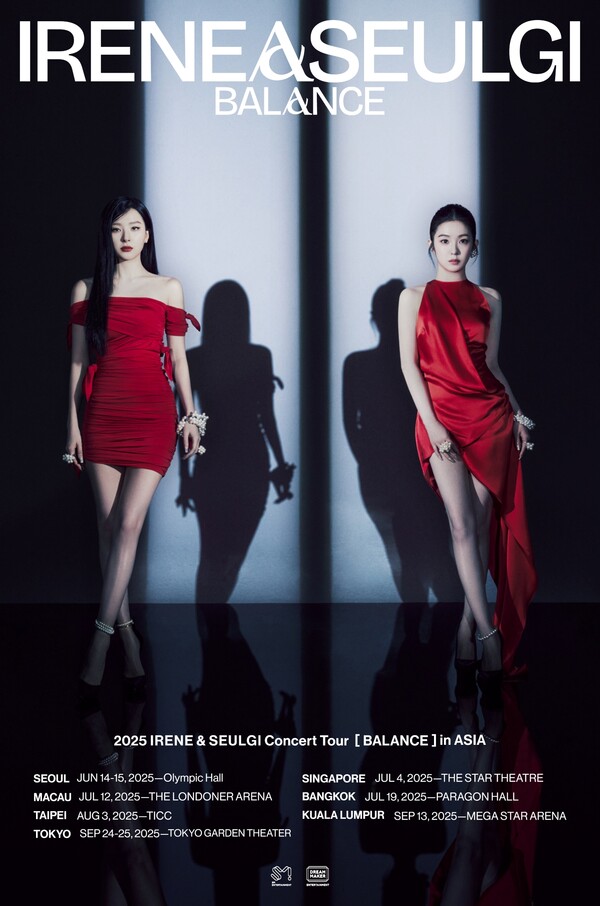 아이린&슬기, 첫 콘서트 투어 '밸런스' 개최…6월 서울→亞 7개 지역 순회