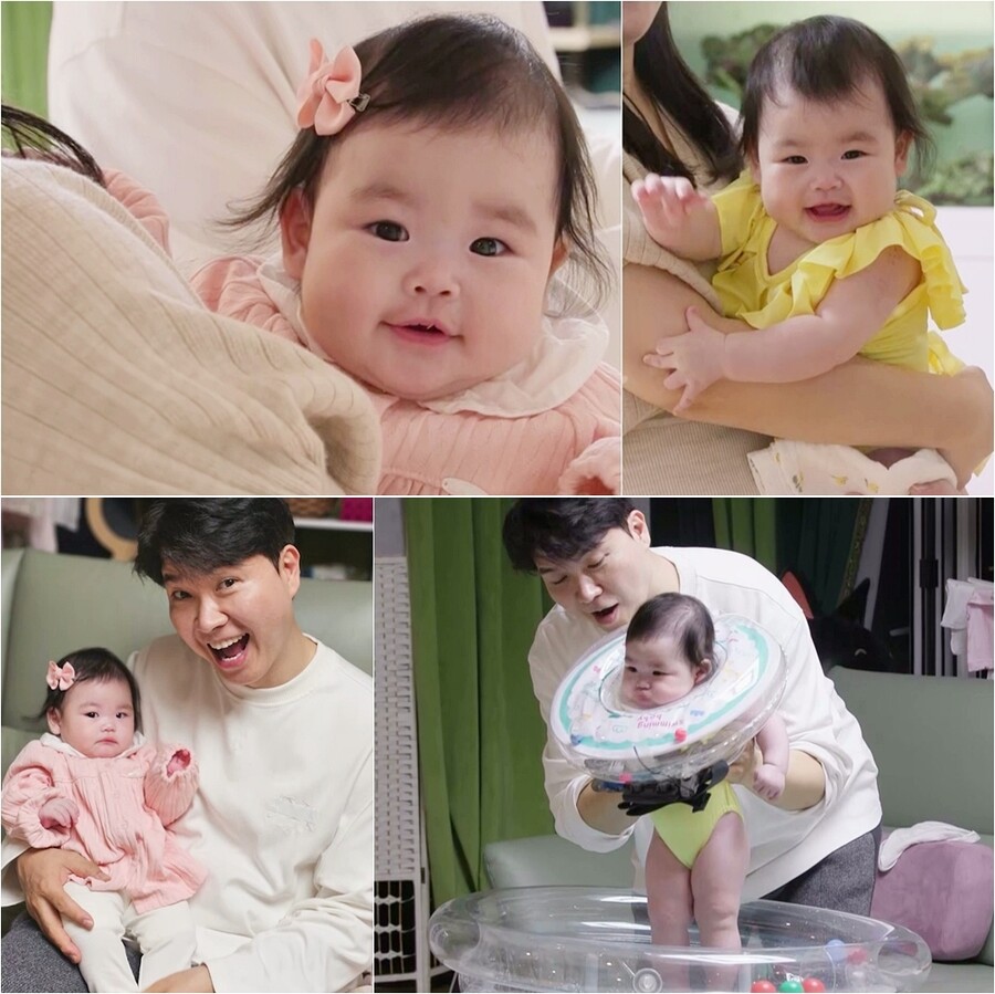 박수홍 딸 재이, 150일 만에 몸무게 2배…모태미모에 '심쿵'