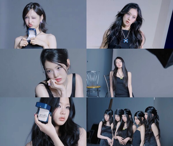 ▲ 데뷔 앨범 '언컷 젬' 재킷 촬영 비하인드 영상 캡처. 제공|스타쉽엔터테인먼트