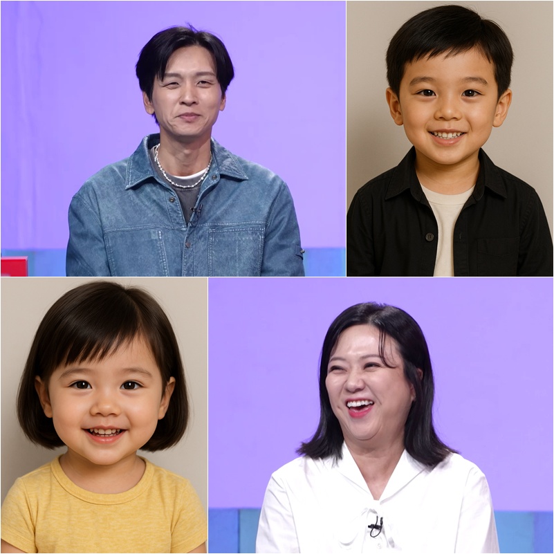 "아들 원한다" 김숙·구본승, AI가 만든 2세 사진 공개('사당귀')