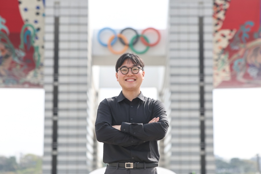 이번에 IOC에 입사한 홍지석 씨 ⓒ국민체육진흥공단