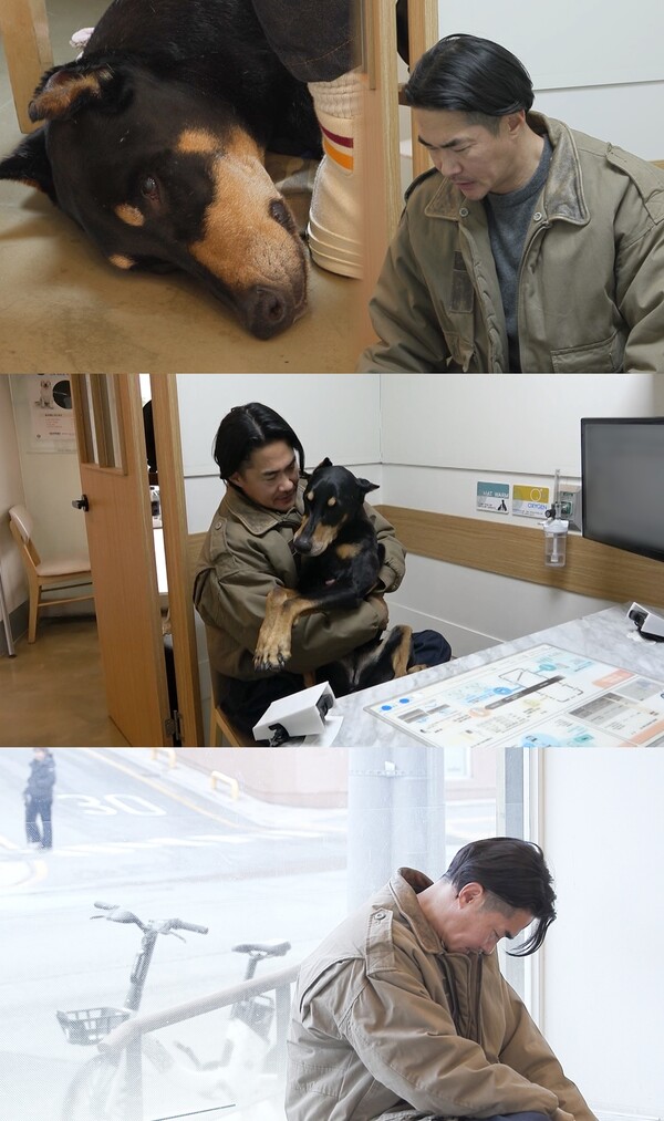 배정남 반려견, 전신마비 2년만에 또다시 악성종양…수술대 오른다(미우새)