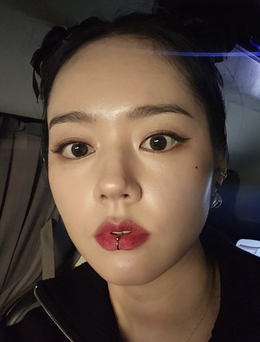'자유부인' 한가인, ♥연정훈 몰래(?) 입술 피어싱 했다