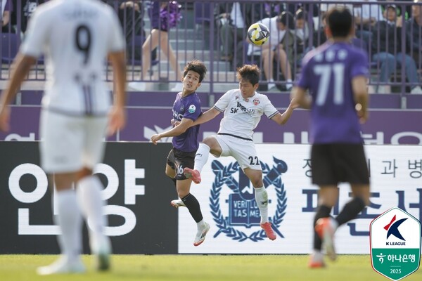 ▲ FC안양이 제주 SK를 상대로 채현우와 모따가 골을 넣었다. ⓒ한국프로축구연맹