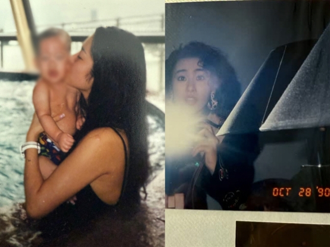 고현정, 子 향한 먹먹한 그리움..품에 안고 뽀뽀했던 옛사진 소환