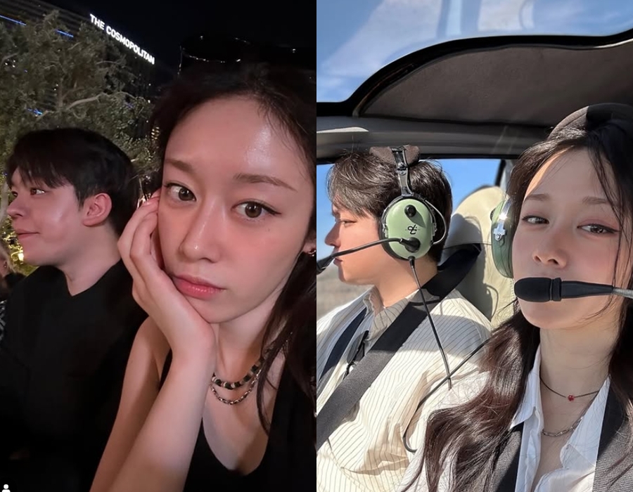 '황재균과 이혼' 티아라 지연, 훈남 오빠와 여행 공개 "여기 좀 봐주세요"