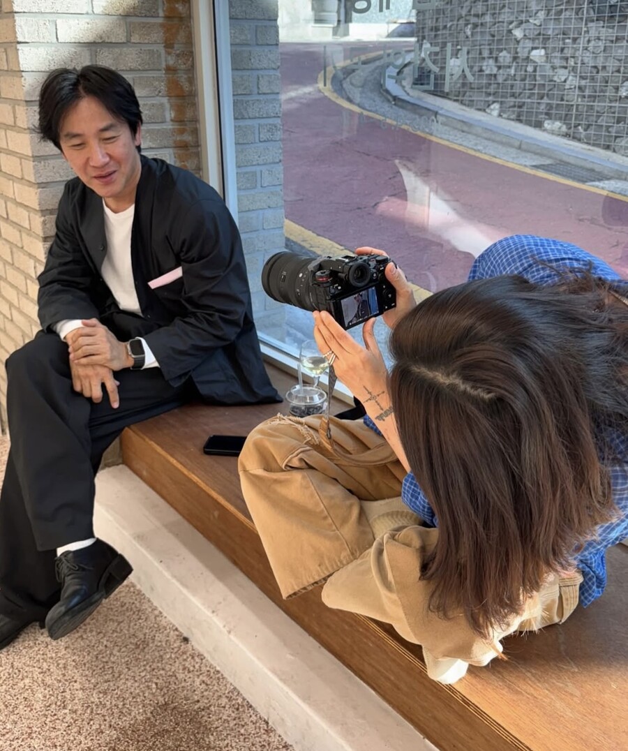 ▲ 엄태웅(왼쪽), 이효리. 출처| 이효리 SNS