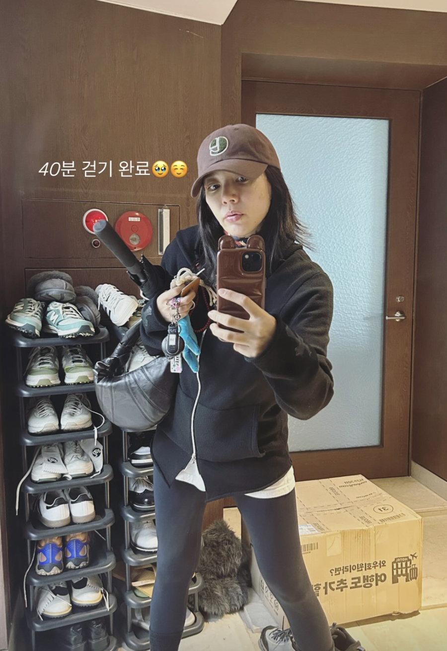 손담비, 출산 후 다이어트 본격 돌입…쏙 빠진 뱃살