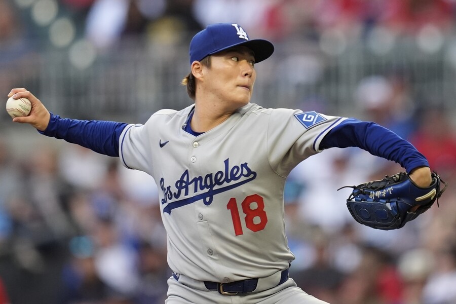 'ML 유일! ERA 0점 대' 야마모토 6이닝 무실점…다저스 애틀랜타 2-1 꺾고 6연승 질주+ML 전체 승률도 1위