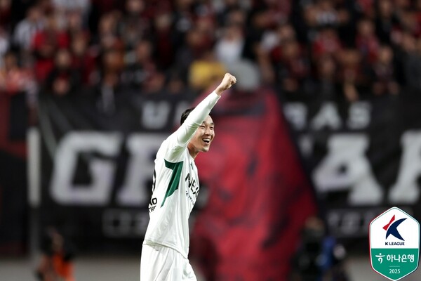 ▲ 전북 현대가 FC서울과의 경기에서 송민규의 결승골로 1-0으로 승리했다. ⓒ한국프로축구연맹