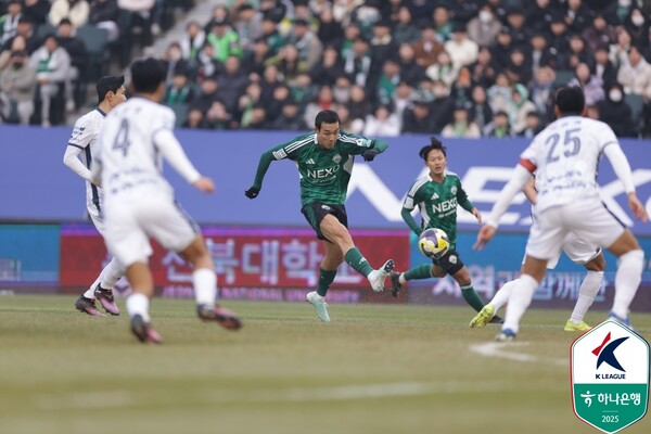 ▲ 송민규는 올 시즌 FC서울전에서 리그 첫 골을 넣었다. 아시아 축구연맹 챔피언스리그2(ACL2)에서 넣기는 했지만, 리그 골이 더 절실했다. ⓒ한국프로축구연맹